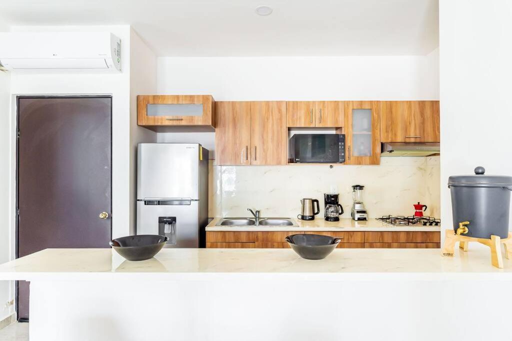Lovely Cozy Apt W/Pool 2 Bedrooms. Great Location! Puerto Morelos Exteriér fotografie