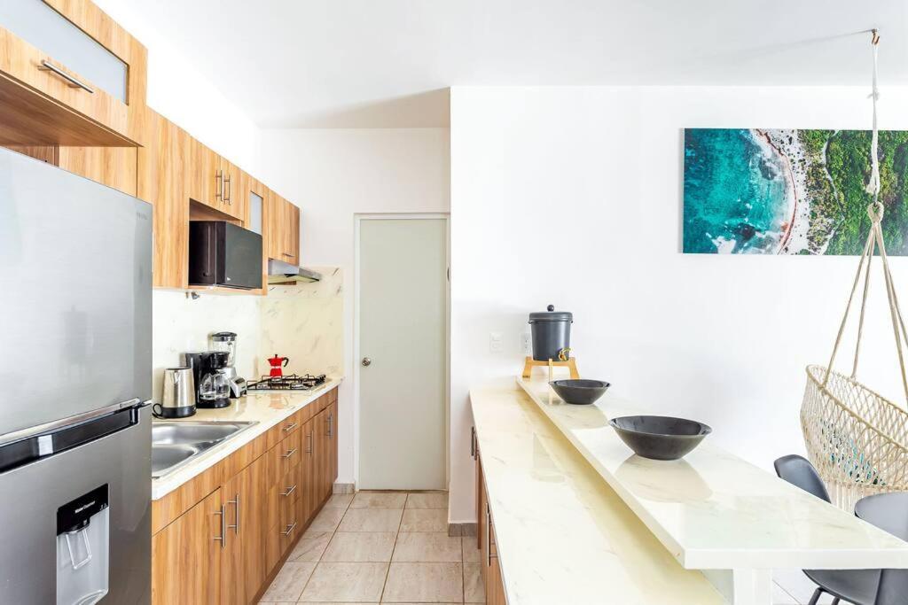Lovely Cozy Apt W/Pool 2 Bedrooms. Great Location! Puerto Morelos Exteriér fotografie